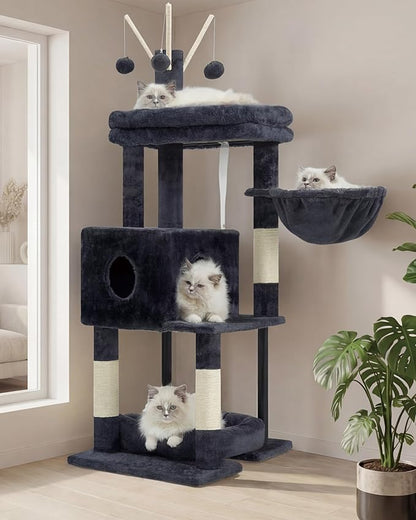 Heybly Cat Tree, 45.3-Inch Cat Tower by HEYBLY