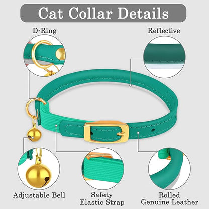 OOPSDOGGY Rolled Leather Cat Collar - Image 4