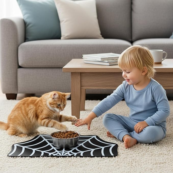 Pet Mat for Food and Water, Absorbent Non-Slip Quick Dry Dog Food Mat for Dog - Image 6