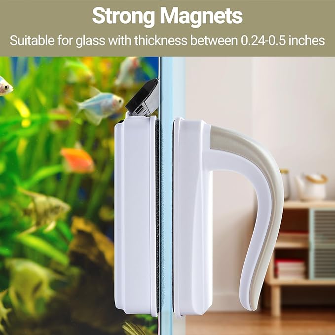 Aquarium Magnet Glass Cleaner, Magnetic Fish Tank Cleaner - Image 2