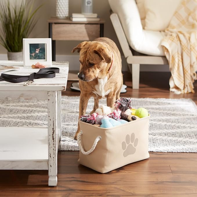 Bone Dry Pet Storage Collection Collapsible Bin, Small Rectangle - Image 6