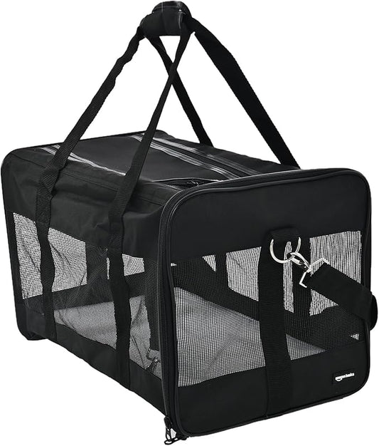 Amazon Basics Airline Approved Soft-Sided Mesh Pet Travel Carrier by AmazonBasics