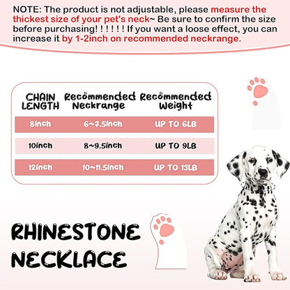 Hillban Dog Chain Gold-Plated Diamond Collar - Image 2