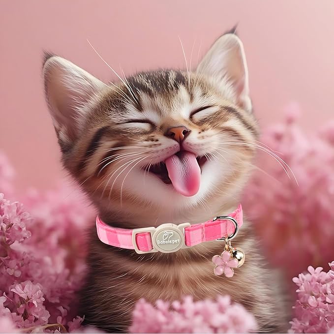 2 Pack Pink Cat Collars - Image 6