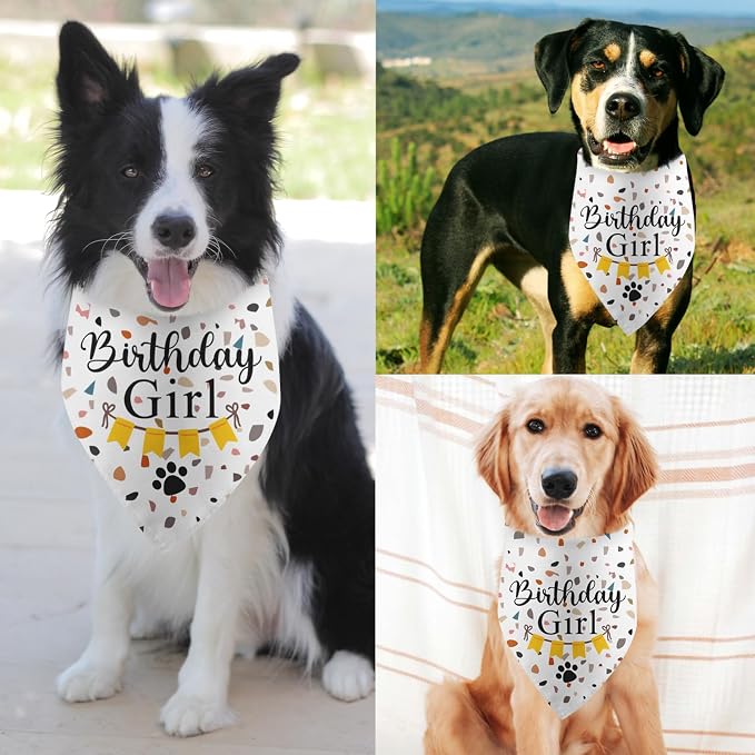 Dog Birthday Bandana Party Supplies Photo Prop Puppy Happy Birthday Dog Pet - Image 4