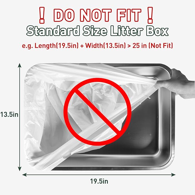 ANWA 40 Count Cat Litter Box Liners - Image 4
