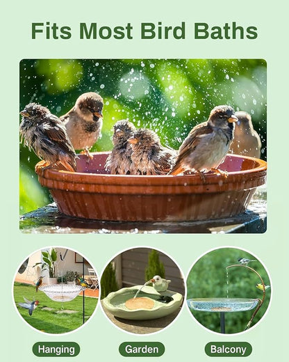 Bird Bath Purification Disk Pure Copper Outside Winter Solar Power Birdbath - Image 4