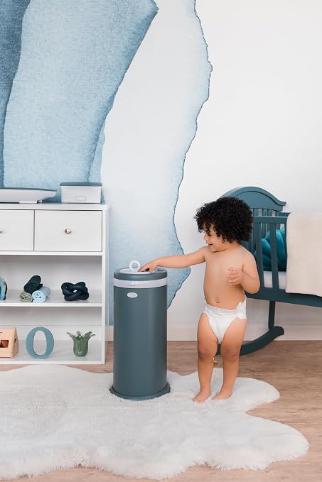Ubbi Stainless Steel Diaper Pail, Odor Locking, No Special Bag Required - Image 9