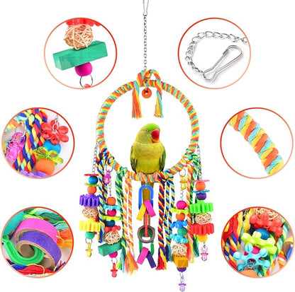 KATUMO Bird Toys, Bird Swing Toy Bird Perch - Image 3