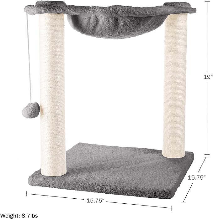 Cat Hammock with Scratching Posts - Image 2