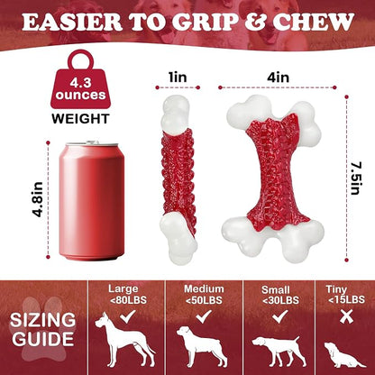 10-Pack Tough Dog Toys, Toys for Aggressive Chewers Large Breed, Chew Dogs - Image 3
