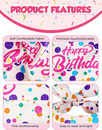 Luxury Double-Layer Dog Birthday Bandana – Handmade, Silk-Soft Polyester - Image 5