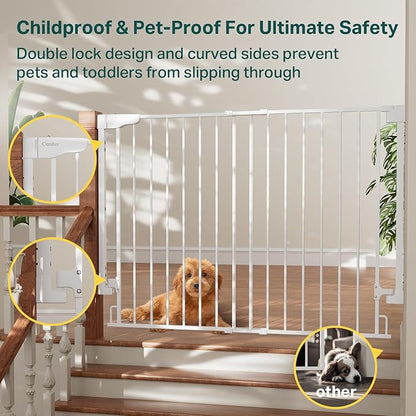 Cumbor 34" Extra Tall Baby Gate - Image 7