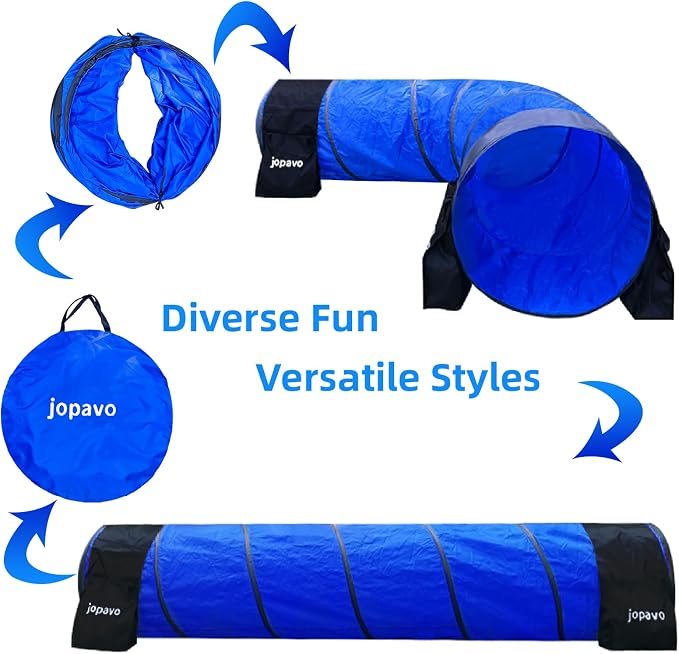 Dog Agility Training Equipment Tunnel:JOPAVO 10 Foot Agility Tunnel - Image 4