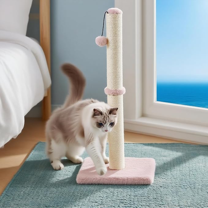 Dimaka Tall Cat Scratching Post, Claw Scratcher - Image 7