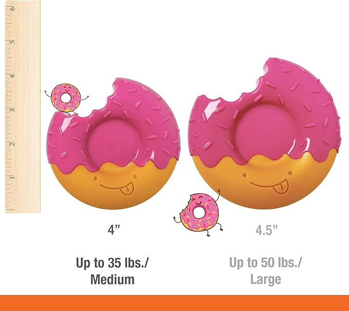 Nylabone Donut Power Chew Toy for Dogs, Dog Toys for Aggressive Chewers - Image 6