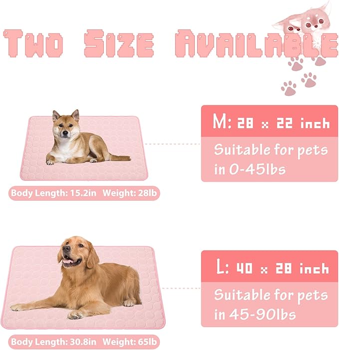 Washable Dog Cooling Mat Ice Silk Cooling Mat - Image 3