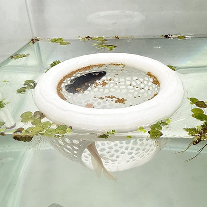 Aquarium Floating Betta Fish Skins, Betta or Shrimp Feeder, Cave and Hammock by HOZOE