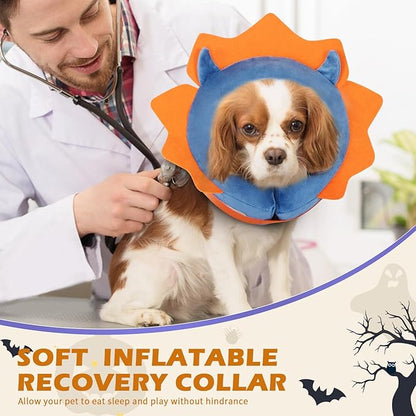 IEUUMLER Inflatable Recovery Dog Collar, Protective Donut Cone, Adjustable Soft - Image 6