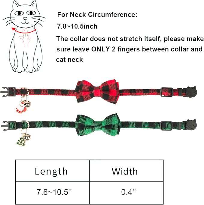 ADOGGYGO Christmas Cat Collars Breakaway - Image 5