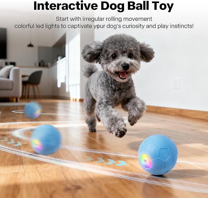 Pet Prime Interactive Dog Ball Toy, Automatic Rolling Ball - Image 2