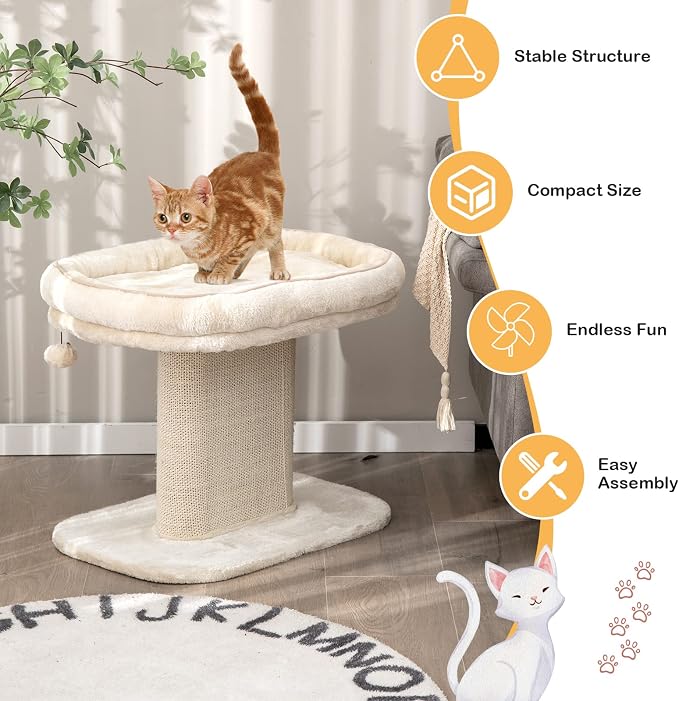 Tangkula Cat Tree for Indoor Cats, 2-Tier Cat Tower - Image 7