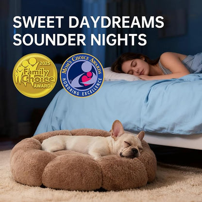 OhGeni 31 inches Calming Donut Orthopedic Dog & Cat Bed - Image 5