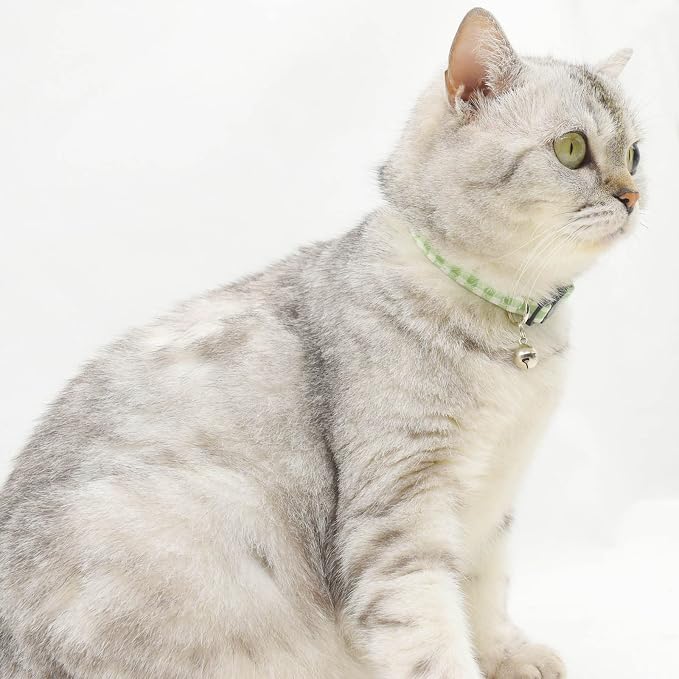 Breakaway Cat Collars with Bell, Durable & Safe Cute Kitten Collars Safety - Image 2