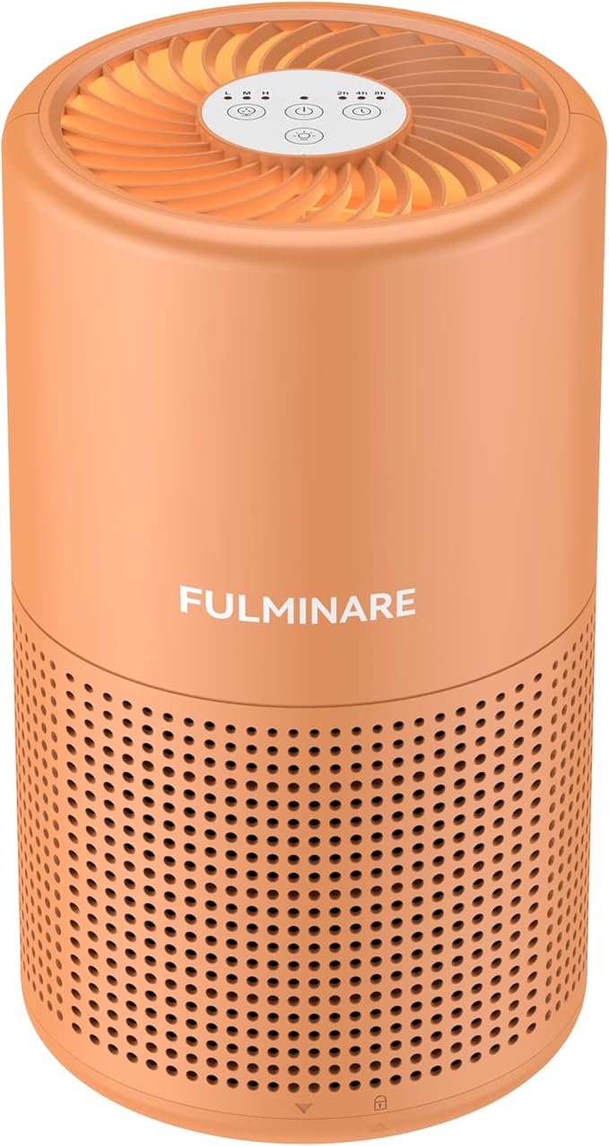 FULMINARE Air Purifiers for Home Bedroom H13 True HEPA Air Purifier, 3 Speeds by PureAirPowerfulSound