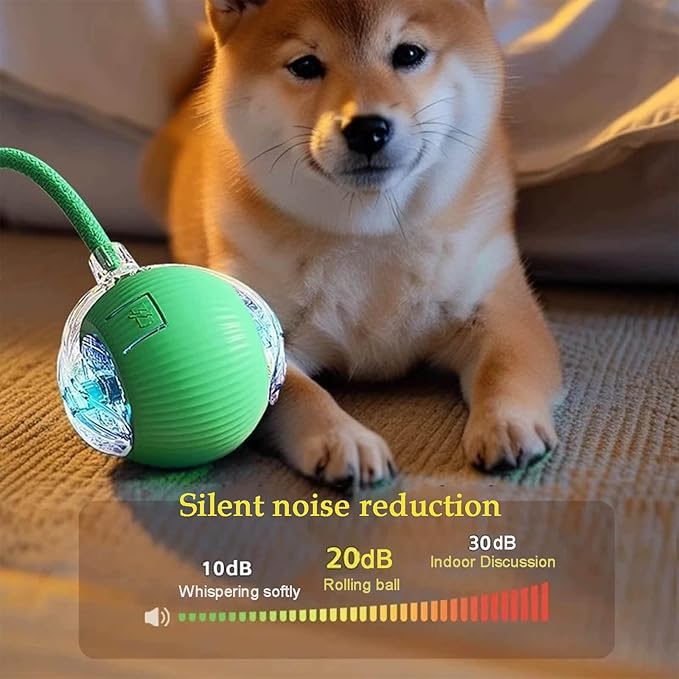 2 PCS Interactive Cat Toy Rolling Ball Chewie Viral Dog Ball, Smart Automatic - Image 6