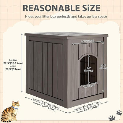 Cat Litter Box Enclosure, Hidden Litter Box - Image 4