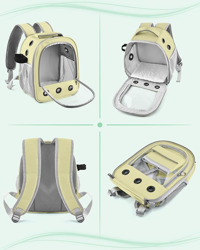 Guinea Pig Carrier Backpack, Portable Rabbit Travel Carring Bag - Image 3