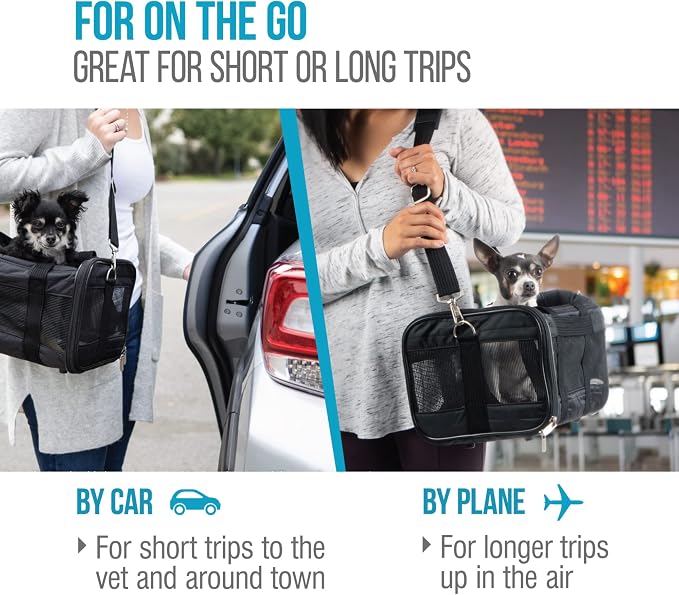 Sherpa Original Deluxe Travel Pet Carrier, Airline Approved & Guaranteed On - Image 11