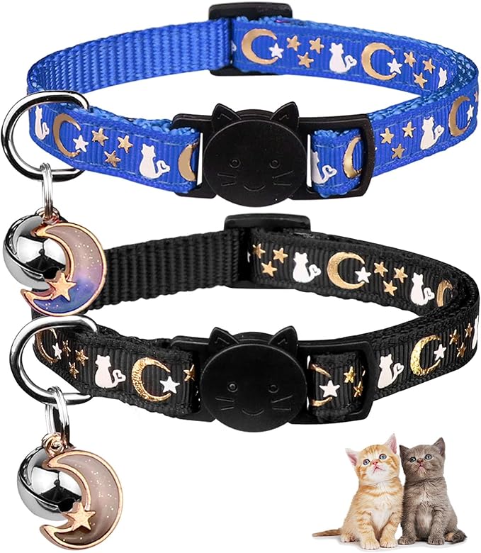 Baeuppit 2PCS Breakaway Cat Collars by Baeuppit