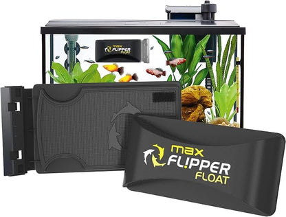 FLIPPER Max Magnetic Aquarium Cleaner – 2-in-1 Flip Scrubber and Scraper by FLPPER