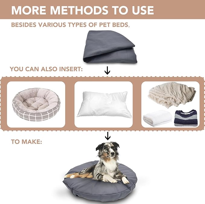 Dog Bed Cover Waterproof Replacement Machine Washable Covers - Image 5