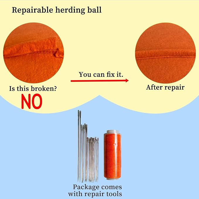 Herding Ball for Dogs, Dual Layered Herding Dog Ball Set for Australian Shepherd - Image 6