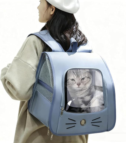 Pet Backpack Carrier, Traveler Breathable Transparent Carrier - Image 7