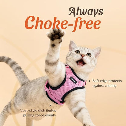 Dooradar Cat Harness and Leash Set, Escape Proof Safe Adjustable Kitten Vest - Image 2