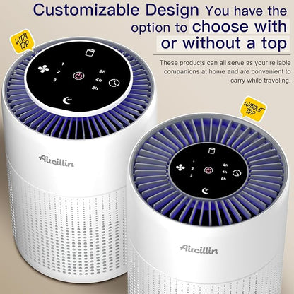 2 Pack Air Purifiers for Home Bedroom H13 True HEPA Air Filter Cleaner - Image 8