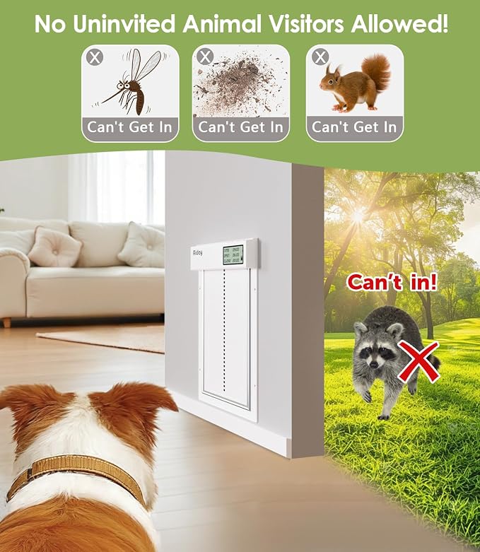 Automatic Dog Door with Collar Sensors, Meduim Smart Pet Door - Image 7