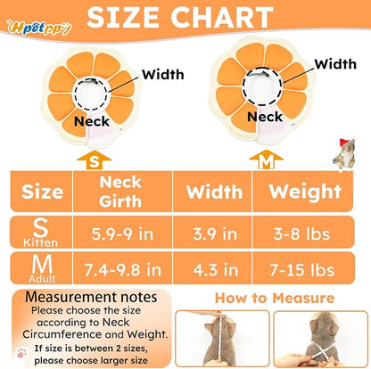 Cat Cone Collar Soft, Waterproof Cat Recovery Collar After Surgery, Adjustable - Image 5