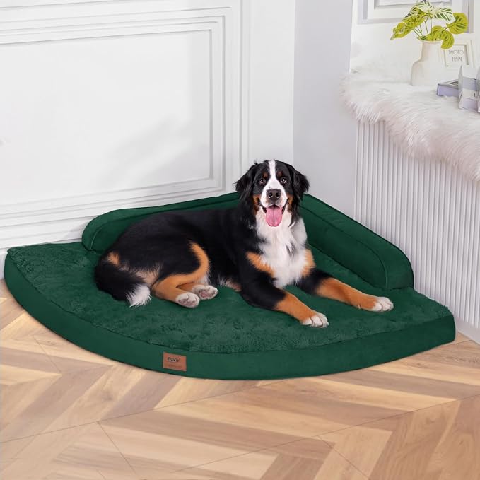 Large Orthopedic Dog Bed with Sides XXXL Dog Beds with Removable Washable Cover by Mekiy