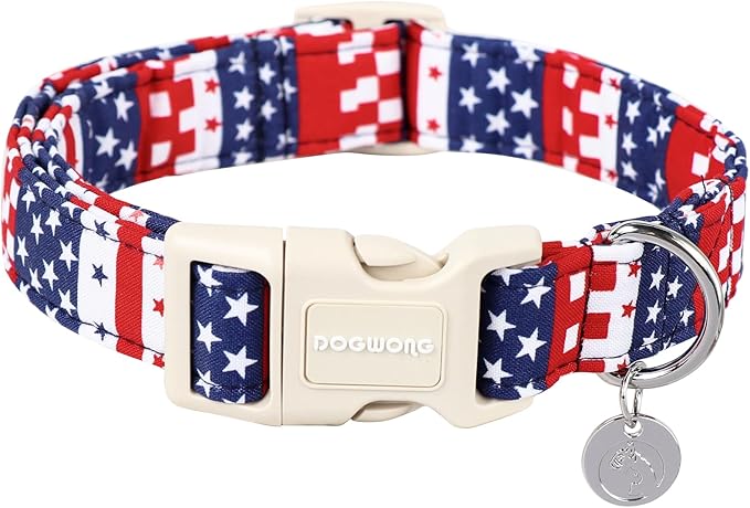 DOGWONG Cotton Dog Collar by DOGWONG