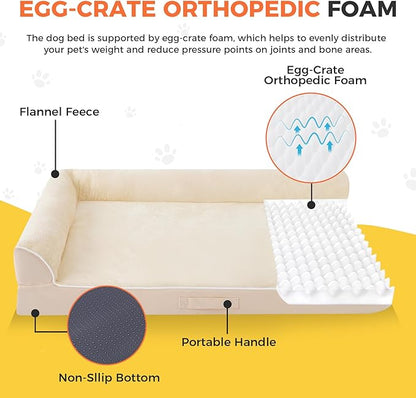 Dog Bed Large Sized Dogs, XL Orthopedic Dog Bed - Image 2