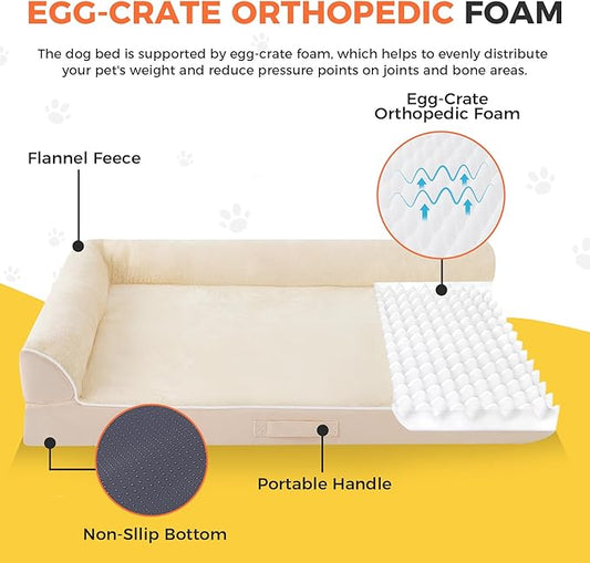 Dog Bed Large Sized Dogs, XL Orthopedic Dog Bed - Image 2