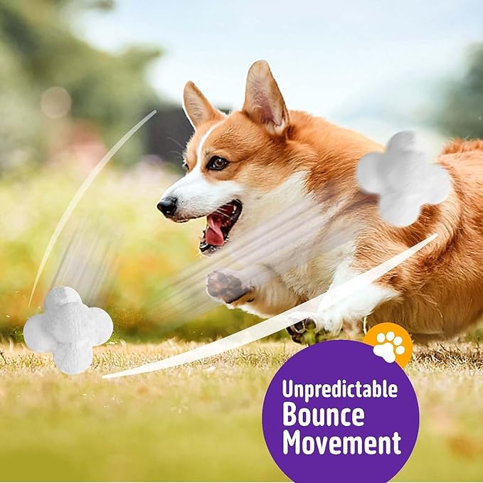 3.9'' Dog Balls Tennis Ball for Aggressive Chewers, Atom Teething Balls Dog - Image 5