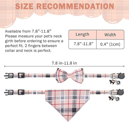 SCENEREAL Plaid Cat Collar - Image 7