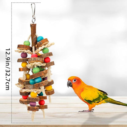 Rypet Wood Bird Chewing Toys for Cage Wall, Wooden Bird Cage Toy for Helping to - Image 6