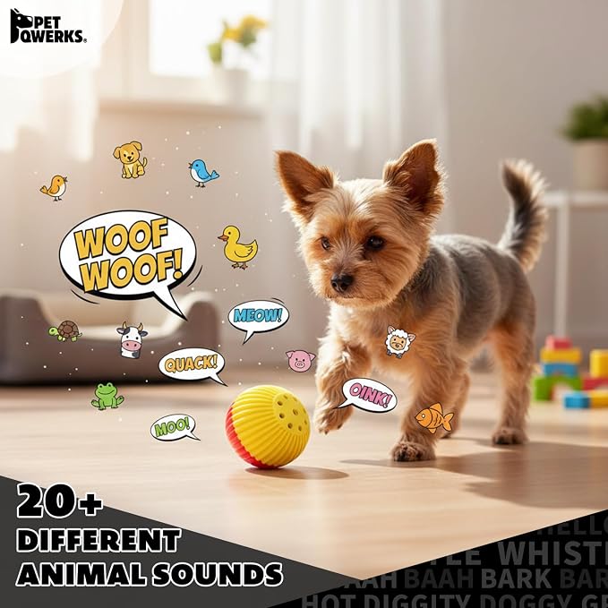 Pet Qwerks Animal Sounds Babble Ball - Image 4